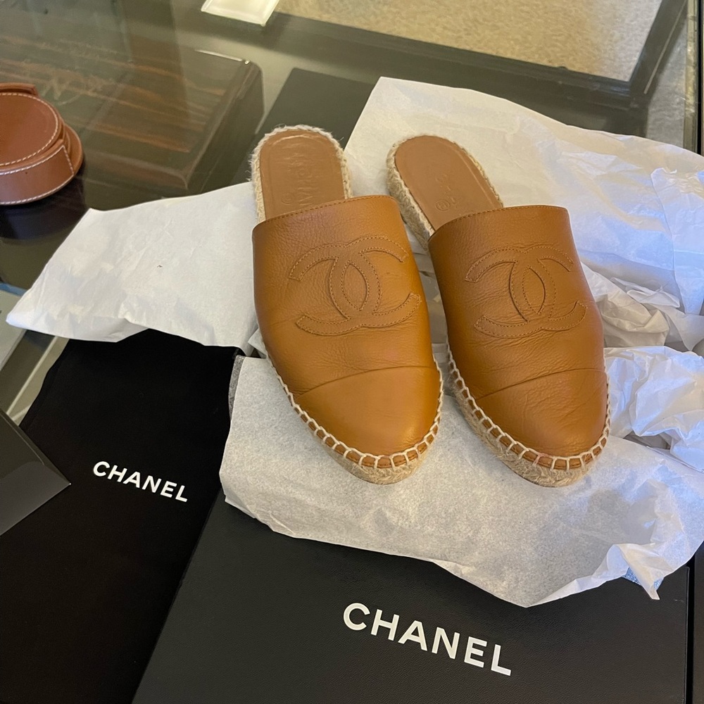 Chanel Mule Espadrilles